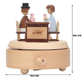 Musical Box Music Melody Box Desktop για την Ημέρα του Αγίου Βαλεντίνου Δώρο για διακόσμηση σπιτιού