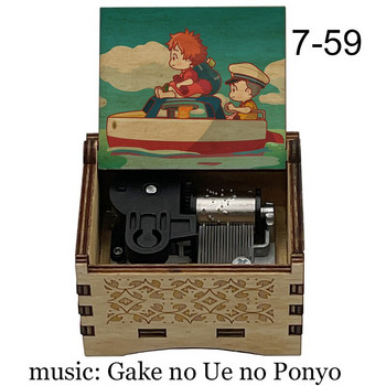 Gake no Ue no Ponyo on the cliff by the sea Music Box Χριστουγεννιάτικο δώρο γενεθλίων διακόσμηση σπιτιού Παιχνίδι για παιδιά τελειώνει