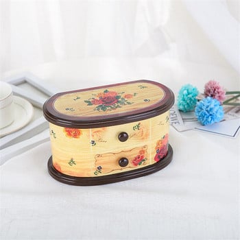 Creative Makeup Mirror Music Box Περιστρεφόμενος χορός μπαλέτου κορίτσι μουσική κουτί κοσμήματα Κουτί αποθήκευσης κοσμημάτων Παιδικά παιχνίδια Χριστουγεννιάτικα δώρα