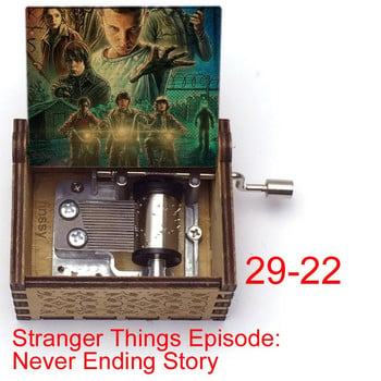 Spot Supply Stranger Things Επεισόδιο που δεν τελειώνει Story Music Box Δώρο γενεθλίων για φίλους Προσαρμοσμένο κείμενο φωτογραφίας