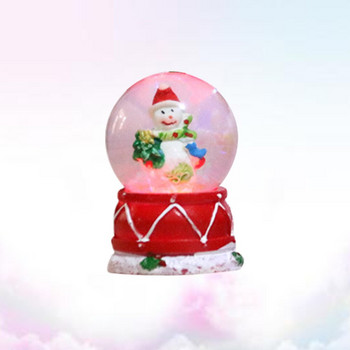 Χριστουγεννιάτικα κρυστάλλινα φωτεινά φωτάκια από γυαλί Διακοσμητικό φωτιστικό Επιτραπέζιο Στολίδι Δώρα Τυχαίο μοτίβο (Powered Button Batte