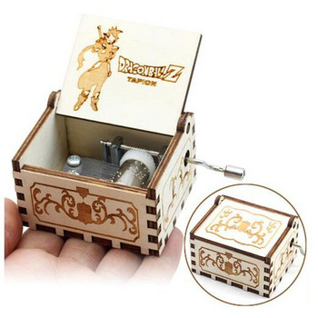 Δώρο Χριστουγέννων για τα γενέθλια Wooden Hand Crank Music Box DavyJones Theme Musical Boxes Queen You My Sunshine Birthday Christmas