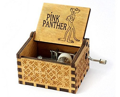 Fa kézi forgattyús zenedoboz DavyJones téma Musical dobozok Queen You My Sunshine születésnapi karácsonyi ajándék