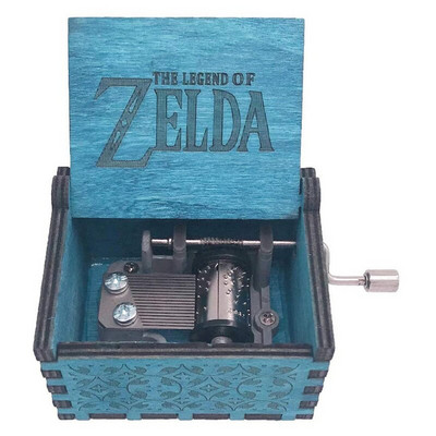 Fa kézi forgattyús zenedoboz DavyJones téma Musical dobozok Queen You My Sunshine születésnapi karácsonyi ajándék