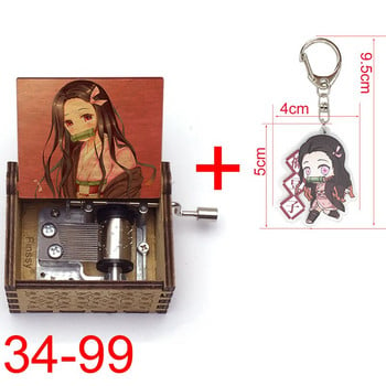 demon slayer Kamado Nezuko Qute Carved print gurenge музика тема Hand Wood Music Box Момичета приятелка cosplay фенове приятели