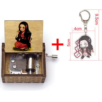 demon slayer Kamado Nezuko Qute Carved print gurenge музика тема Hand Wood Music Box Момичета приятелка cosplay фенове приятели