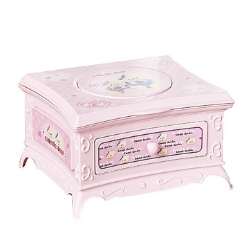 Μακιγιάζ Mirror Jewelry Box Music Box Χορός Μπαλαρίνα Συρτάρι Κορίτσι Music Box Παιδικό Μουσικό Παιχνίδι Δώρο Μουσικό Κουτί Ροζ