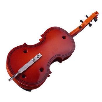 Нова музикална кутия за цигулка, въртяща се музикална основа, инструмент за класическа музикална кутия, подарък за момчета, момичета, рожден ден Коледа