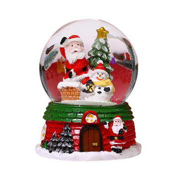 Χριστουγεννιάτικη μουσική Κρυστάλλινη μπάλα Άγιος Βασίλης Χριστουγεννιάτικο Δέντρο Ρητίνη Χριστουγεννιάτικη Μπάλα Μουσικά κουτιά Διακόσμηση επιφάνειας εργασίας σπιτιού 2023new Navidad