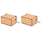 2X You Are My Sunshine drvene glazbene kutije, vintage drvene kutije Sunshine, darovi za rođendan/Božić/Valentinovo