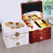 Mūzikas kārba klasiskā rotējošā dejotāja balerīna klavieres pulksteņmehānisms plastmasas dārglietu kastīte meitenēm rokas kloķis mūzikas mehānisms Ziemassvētku dāvana