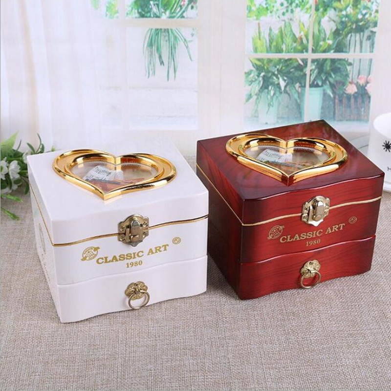 Mūzikas kārba klasiskā rotējošā dejotāja balerīna klavieres pulksteņmehānisms plastmasas dārglietu kastīte meitenēm rokas kloķis mūzikas mehānisms Ziemassvētku dāvana