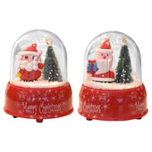 H4GD zenedoboz led lámpával nyaralódekorációhoz miniatűr doboz dekoratív kézművességhez