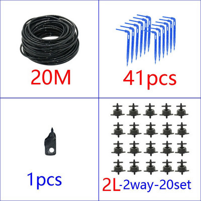 Arrow Dropper 2/4-way Drip Arrow Sustav 2L 4L 8L Emitter Navodnjavanje Sustav za navodnjavanje za lonac Vrtni staklenik 20set
