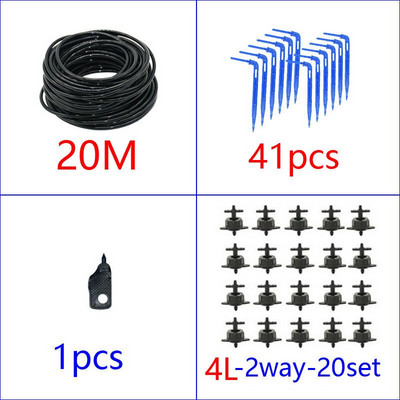 Arrow Dropper 2/4-way Drip Arrow Sustav 2L 4L 8L Emitter Navodnjavanje Sustav za navodnjavanje za lonac Vrtni staklenik 20set