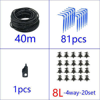 Arrow Dropper 2/4-way Drip Arrow Sustav 2L 4L 8L Emitter Navodnjavanje Sustav za navodnjavanje za lonac Vrtni staklenik 20set