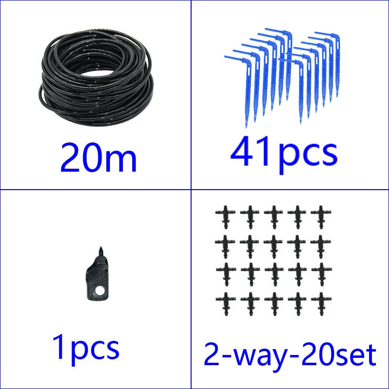 Arrow Dropper 2/4-way Drip Arrow Sustav 2L 4L 8L Emitter Navodnjavanje Sustav za navodnjavanje za lonac Vrtni staklenik 20set