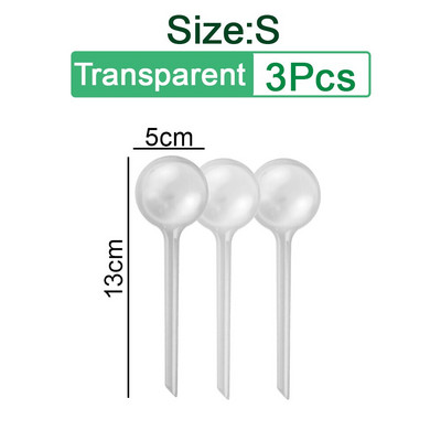 3/6/10 tk Automaatne taime isekastmise pirnid kastmisgloobused plastpallid aiataimede veeseade tilgakastmissüsteem