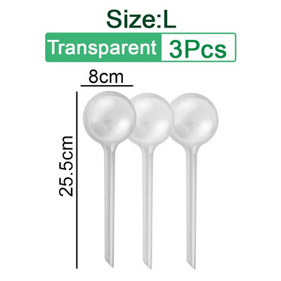 3/6/10 tk Automaatne taime isekastmise pirnid kastmisgloobused plastpallid aiataimede veeseade tilgakastmissüsteem