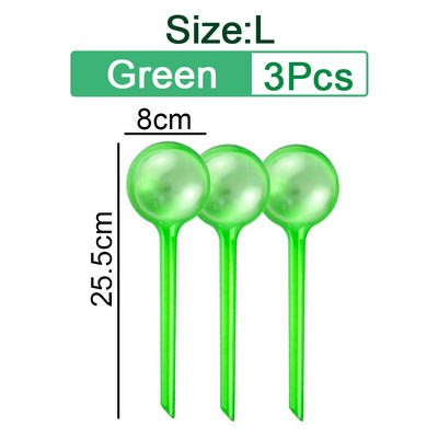 3/6/10 tk Automaatne taime isekastmise pirnid kastmisgloobused plastpallid aiataimede veeseade tilgakastmissüsteem