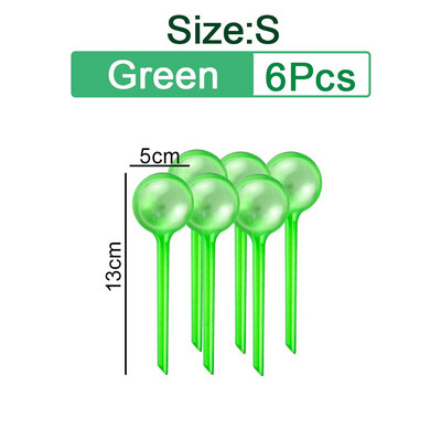 3/6/10 tk Automaatne taime isekastmise pirnid kastmisgloobused plastpallid aiataimede veeseade tilgakastmissüsteem