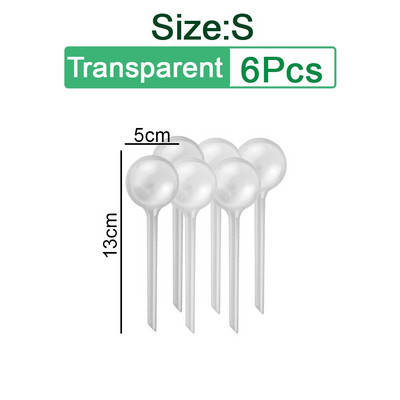 3/6/10 tk Automaatne taime isekastmise pirnid kastmisgloobused plastpallid aiataimede veeseade tilgakastmissüsteem