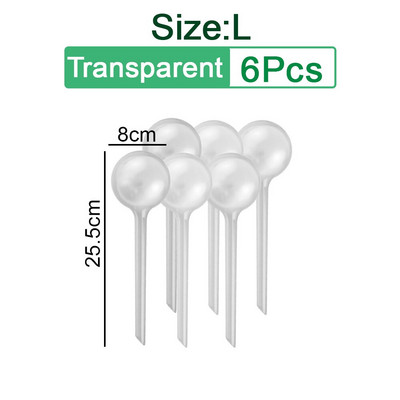3/6/10 tk Automaatne taime isekastmise pirnid kastmisgloobused plastpallid aiataimede veeseade tilgakastmissüsteem