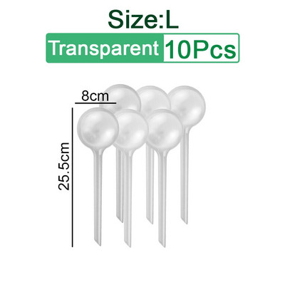 3/6/10 tk Automaatne taime isekastmise pirnid kastmisgloobused plastpallid aiataimede veeseade tilgakastmissüsteem