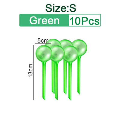 3/6/10 tk Automaatne taime isekastmise pirnid kastmisgloobused plastpallid aiataimede veeseade tilgakastmissüsteem