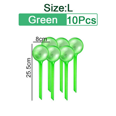 3/6/10 tk Automaatne taime isekastmise pirnid kastmisgloobused plastpallid aiataimede veeseade tilgakastmissüsteem