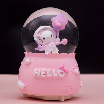Cat Planet Crystal Ball Music Box Snow Cute Girl Glowing Creative Birthday Gift Spirited Away Digimon Carousel Sailor Moon