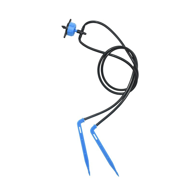 Üvegházhatású csepegtető öntözés 4 utas 3/5 mm csepegtető nyíl 2 utas 2 l 4 l 8 literes kibocsátó öntözőrendszer cserepes üvegházhoz 10 készlet