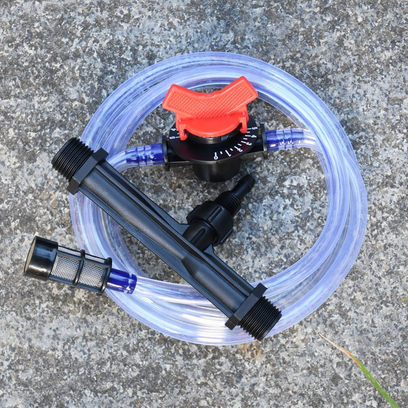 G1/2 G3/4 έγχυση λιπάσματος άρδευσης εγχυτής λιπάσματος βεντούρι κιτ έγχυσης λιπάσματος άρδευσης Venturi Tube θερμοκηπίου σύστημα στάγδην 1 se