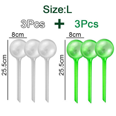 Becuri automate pentru udarea plantelor Bile pentru udare automată a casei, grădină, cutie de apă pentru flori, dispozitiv pentru plante de apartament, sistem de irigare prin picurare