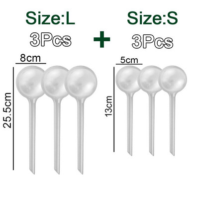 Becuri automate pentru udarea plantelor Bile pentru udare automată a casei, grădină, cutie de apă pentru flori, dispozitiv pentru plante de apartament, sistem de irigare prin picurare