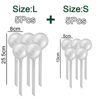 Becuri automate pentru udarea plantelor Bile pentru udare automată a casei, grădină, cutie de apă pentru flori, dispozitiv pentru plante de apartament, sistem de irigare prin picurare