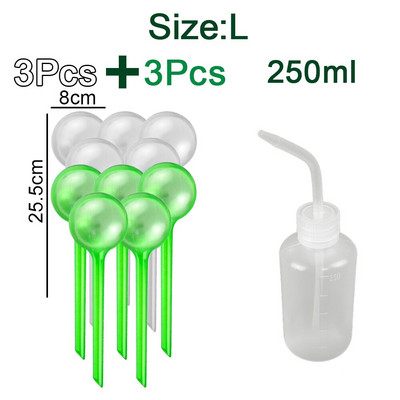 Becuri automate pentru udarea plantelor Bile pentru udare automată a casei, grădină, cutie de apă pentru flori, dispozitiv pentru plante de apartament, sistem de irigare prin picurare