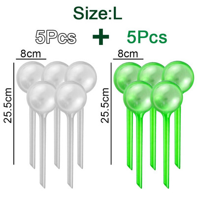 Becuri automate pentru udarea plantelor Bile pentru udare automată a casei, grădină, cutie de apă pentru flori, dispozitiv pentru plante de apartament, sistem de irigare prin picurare
