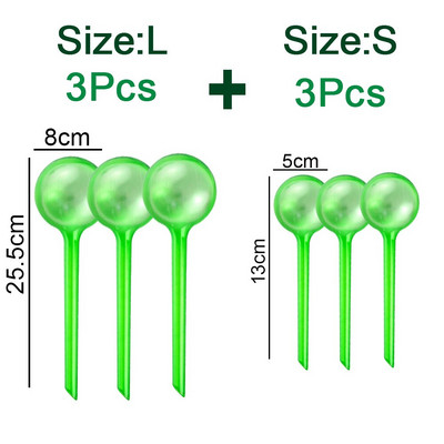 Becuri automate pentru udarea plantelor Bile pentru udare automată a casei, grădină, cutie de apă pentru flori, dispozitiv pentru plante de apartament, sistem de irigare prin picurare