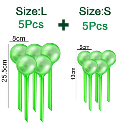 Becuri automate pentru udarea plantelor Bile pentru udare automată a casei, grădină, cutie de apă pentru flori, dispozitiv pentru plante de apartament, sistem de irigare prin picurare