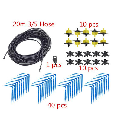 2L/4L/8L Arrow csepegtető rendszer 4 utas csepegtető Arrow öntözőrendszer üvegház Cserepes növények Öntözőkészlet Mikroáramú csepegtető 10 készlet