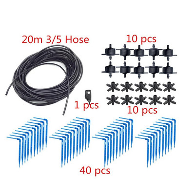 2L/4L/8L Arrow csepegtető rendszer 4 utas csepegtető Arrow öntözőrendszer üvegház Cserepes növények Öntözőkészlet Mikroáramú csepegtető 10 készlet