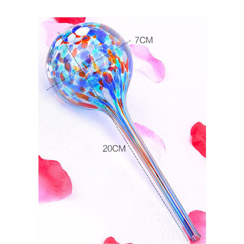 Taime isekastmise sibulad Automaatne kastmisseade Klaas Aia kastmissüsteem Gloobused taimedele Lill Roheline Sinine 7X20cm