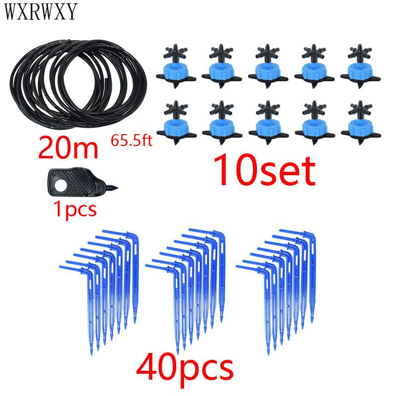 8L Arrow sustav kap po kap 4-smjerni sustav kap po kap strelica za navodnjavanje mikro protok kap po kap Biljke u posudama sa staklenikom 10set 20set