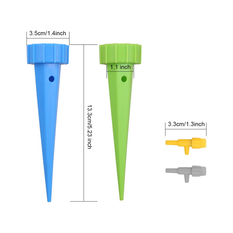 12 buc / 18 buc / 24 buc / 30 buc / 36 buc Seturi de țepi de udare pentru irigare prin picurare de grădină Sistem automat de țepi pentru plante, casa Bonsia#26301-17