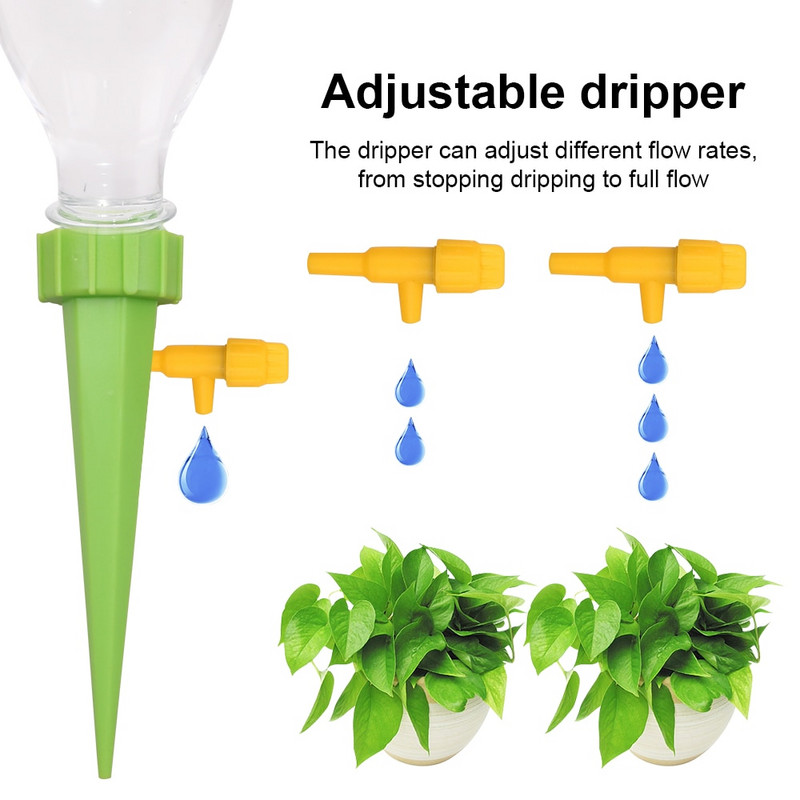 12 buc / 18 buc / 24 buc / 30 buc / 36 buc Seturi de țepi de udare pentru irigare prin picurare de grădină Sistem automat de țepi pentru plante, casa Bonsia#26301-17