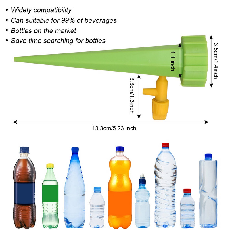 12 buc / 18 buc / 24 buc / 30 buc / 36 buc Seturi de țepi de udare pentru irigare prin picurare de grădină Sistem automat de țepi pentru plante, casa Bonsia#26301-17