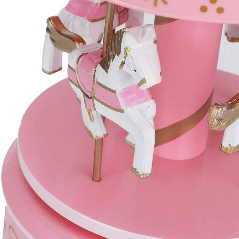 Glazbena kutija Merry Go Round Glazbena kutija Dekoracije prostorija Okretna glazbena kutija na navijanje Najbolji darovi Poklon za dječake Djevojčice