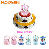 HOOMIN Kutija na vrtuljku Glazbene kutije na vrtuljku Glazbene kutije Božićno vjenčanje Rođendanski dar Dekoracija doma