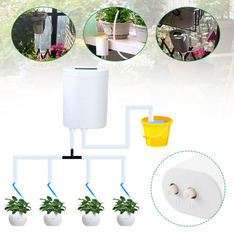 Pompă de udare automată de grădină Controler inteligent reîncărcabil pentru plante de interior Dispozitiv de irigare prin picurare Pompă de apă Sistem temporizator